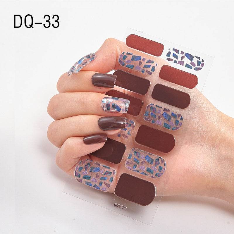 Net Red Nail Stickers - 14 Unique Designs for Trendy Nail Art 2025 - Buy Center