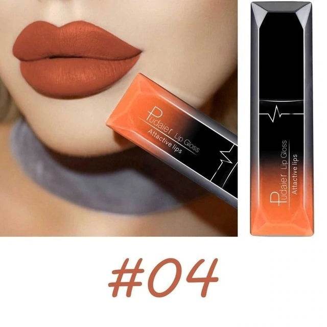 Makeup Matte Lip Gloss Lipstick - Long-Lasting, Waterproof, 21 Colors - Buy Center