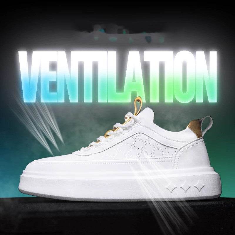 British Style Casual Board Shoes - Thick Soled & Breathable Comfort - Buy Center