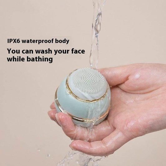 Electric Silicone Facial Cleaner - Ultrasonic Vibration Beauty Tool - Buy Center