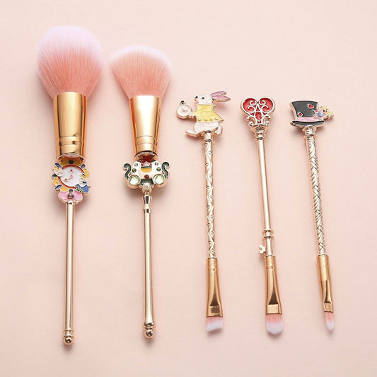 Elegant Rose Gold Makeup Brush - Lightweight & Perfect for All Skin Types - Buy Center
