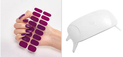 Waterproof Letter Color Nail Stickers - Long Lasting Stylish Designs - Buy Center