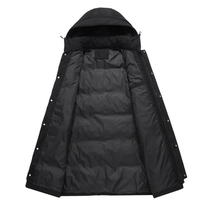 Men's Windproof Overknee Coat - Stylish Urban Down Jacket 2025 - Buy Center
