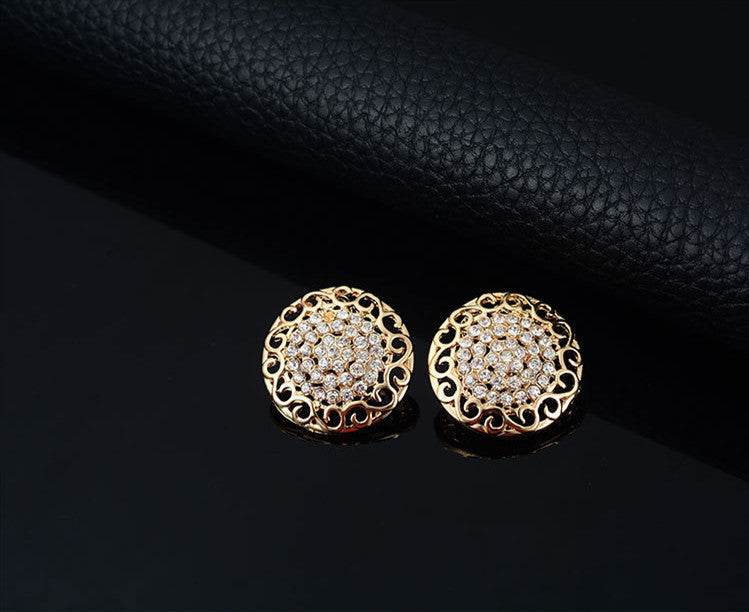 Elegant Four-Piece Fine Jewelry Set - Necklace, Earrings, and Ring 2025 - Buy Center