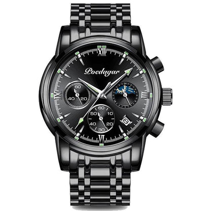 Multifunctional Men's Waterproof Watch - Luminous Quartz Style from Buycenter - Buy Center