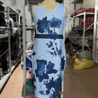 Buycenter Two-Piece Women's Jumpsuit - Three-Quarter Sleeve & Large Size - Buy Center