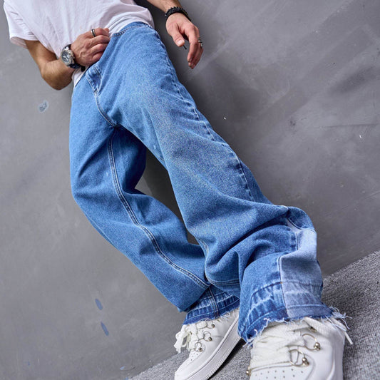 Vintage Casual Jeans for Men - American Style, Four Seasons Wear - Buy Center