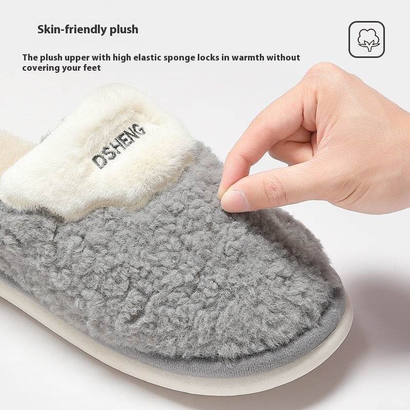 Stylish Cotton Slippers for Men - Warm Indoor Comfort & Modern Style - Buy Center