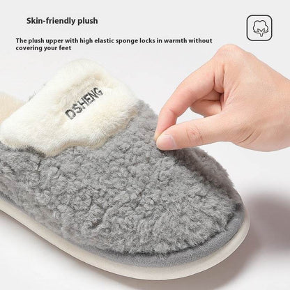 Stylish Cotton Slippers for Men - Warm Indoor Comfort & Modern Style - Buy Center