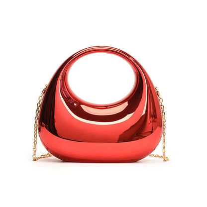 Small Acrylic Gold Handbag - Trendy Shoulder Bag for Daily Use - Buy Center