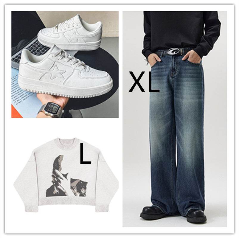 Thick Soled White Casual Sneakers for Men - Breathable Vulcanized Style - Buy Center