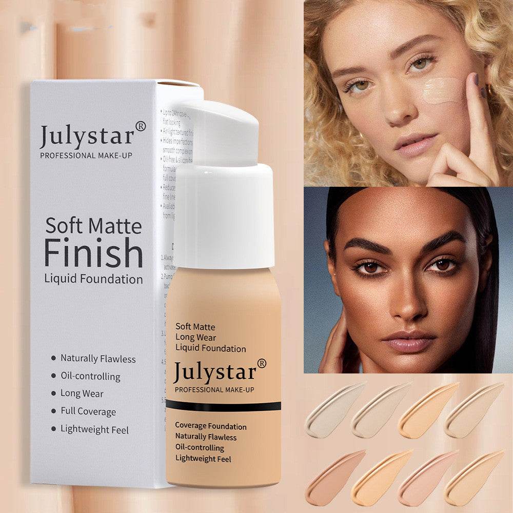 Waterproof Liquid Foundation - Long-Lasting Concealer for Flawless Skin - Buy Center