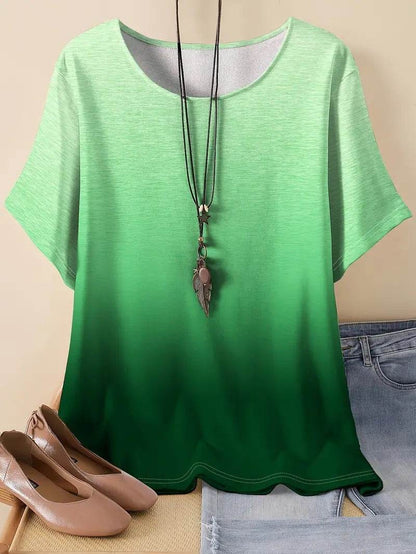 Ladies Casual Sports Loose Short Sleeve Top - Sizes XL to 6XL - Buy Center