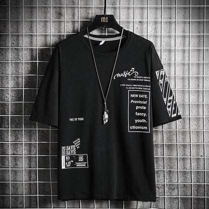 Buycenter Trendy Half Sleeve Cardigan - Loose Fit, Alphanumeric Print - Buy Center