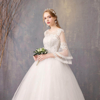 Elegant White Wedding Dress for Ages 40-49 - Premium Bridal Ball Gown 2025 - Buy Center