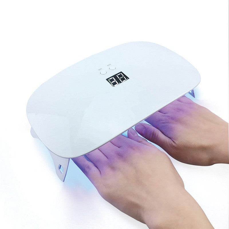 24W Portable Rechargeable Nail Lamp - UV/LED Nail Dryer for Quick Drying - Buy Center