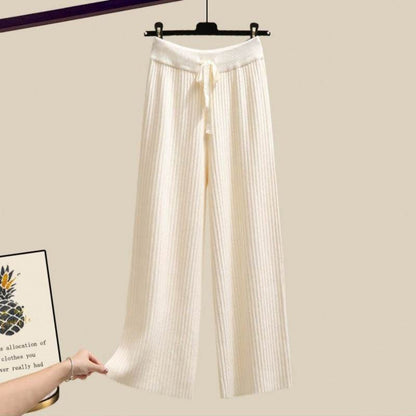 Women's Three-Piece Sweater Vest & Pants Suit - Cozy Urban Style 2025 - Buy Center