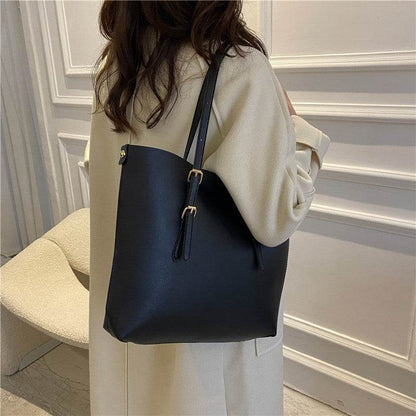 Vintage One-Shoulder Commuter Bag - Trendy Tote for Autumn & Winter - Buy Center