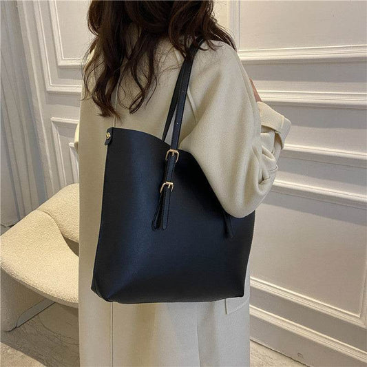 Vintage One-Shoulder Commuter Bag - Trendy Tote for Autumn & Winter - Buy Center