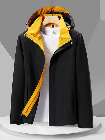 Men's Color Blocked Sports Jacket - Waterproof & Breathable Parka 2025 - Buy Center