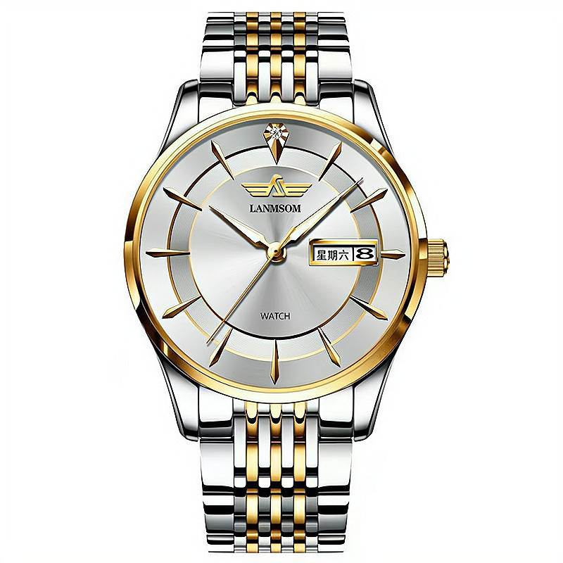 Buycenter Men's Automatic Watch - Waterproof, Stylish Calendar Design - Buy Center