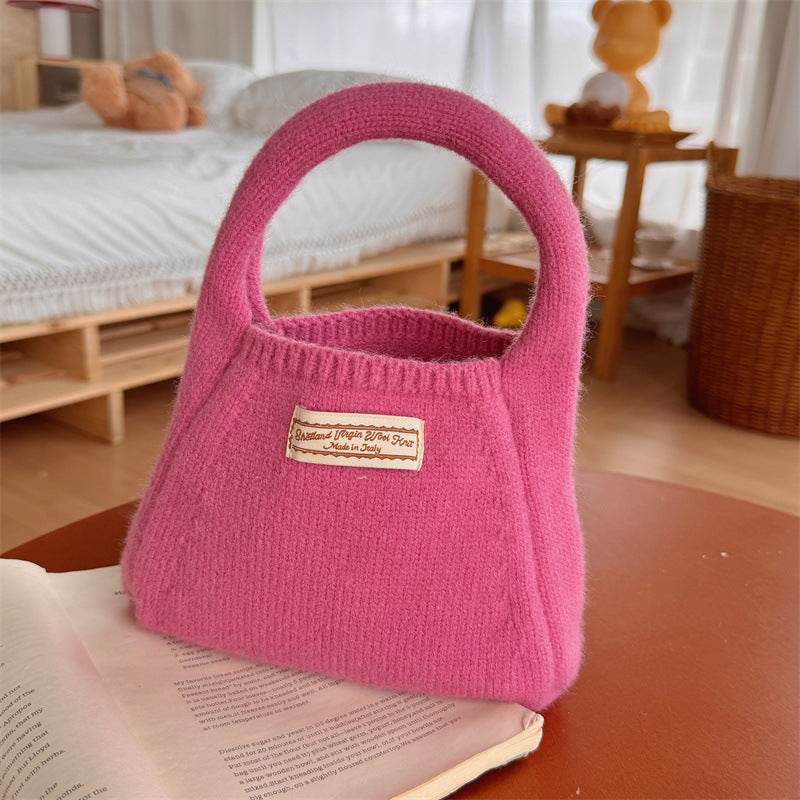 Trendy Woolen Yarn Shoulder Bag for Women - Portable & Stylish 2025 - Buy Center