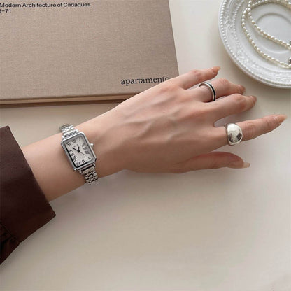 Elegant Women's Quartz Watch - Small Dial, Stylish Steel Belt Design - Buy Center