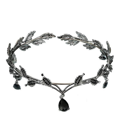 Elegant Rhinestone Hair Accessories - Forehead Crown for Weddings & Events - Buy Center