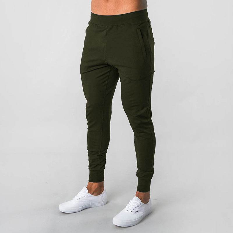 Men's Elastic Fit Sports Pants - Casual Cotton Activewear for Fitness - Buy Center