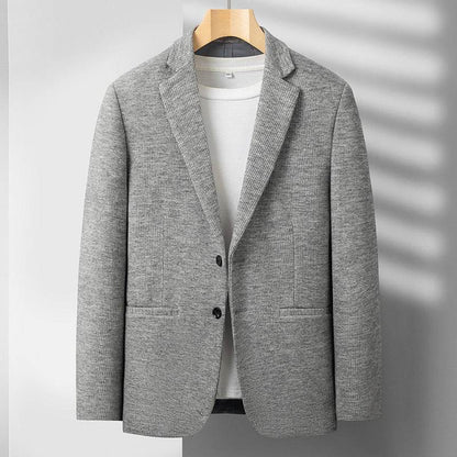 Casual Spandex Blended Suit Jacket for Men - Spring & Autumn Style - Buy Center