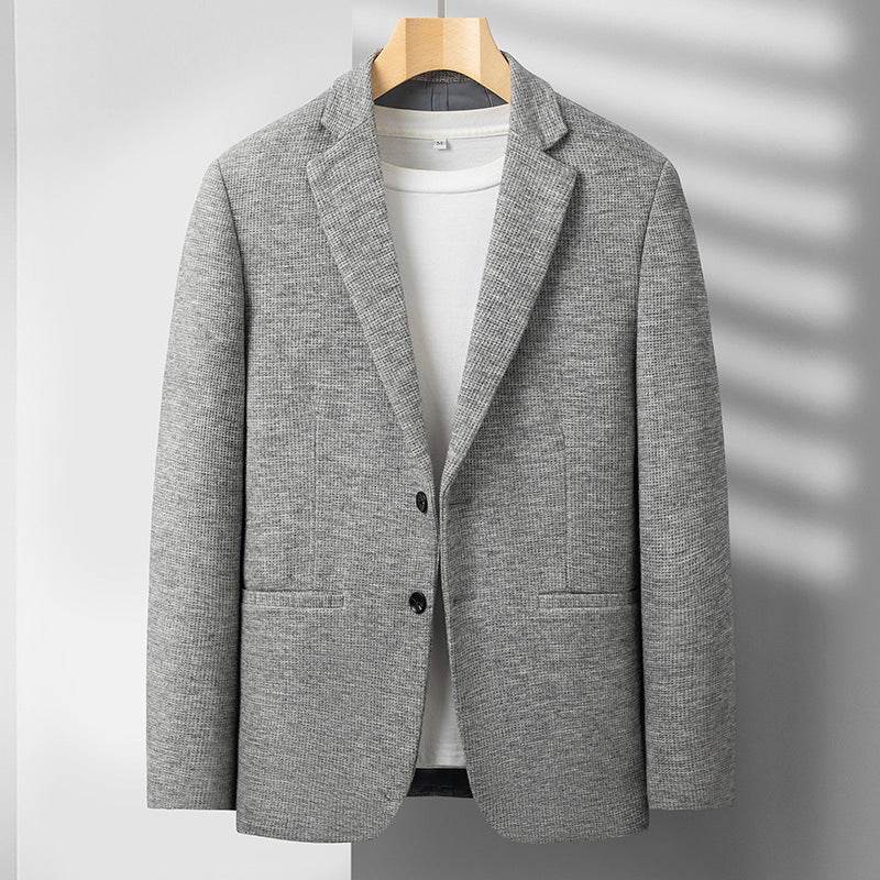Casual Spandex Blended Suit Jacket for Men - Spring & Autumn Style - Buy Center