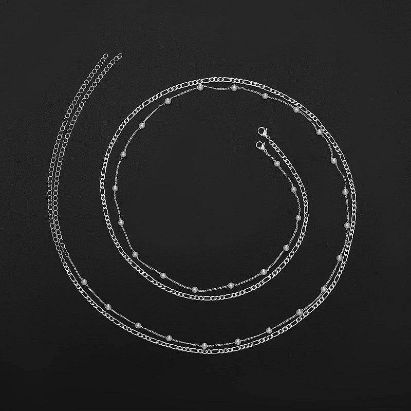 Buy Center Transparent Rhinestone Waist Chain - Stylish Body Jewelry - Buy Center