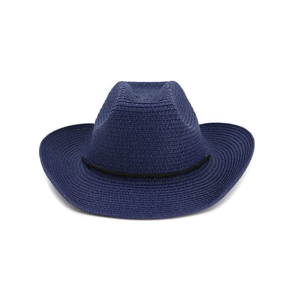 Buycenter Big Brim Cowboy Straw Hat - Stylish Outdoor Beach Accessory - Buy Center