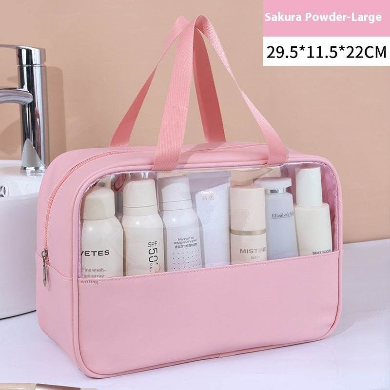 Large Capacity Transparent Cosmetic Bag - Waterproof & Stylish Organizer - Buy Center