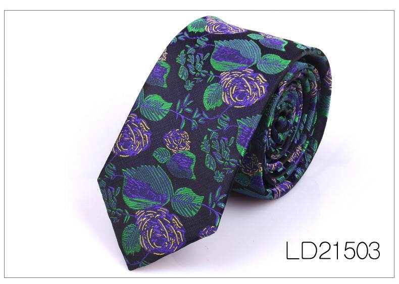 Men's Casual Fashion Tie - Flower Graffiti 6cm Bow Tie for Trendy Looks - Buy Center