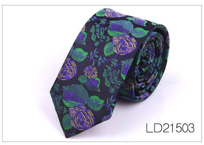 Men's Casual Fashion Tie - Flower Graffiti 6cm Bow Tie for Trendy Looks - Buy Center
