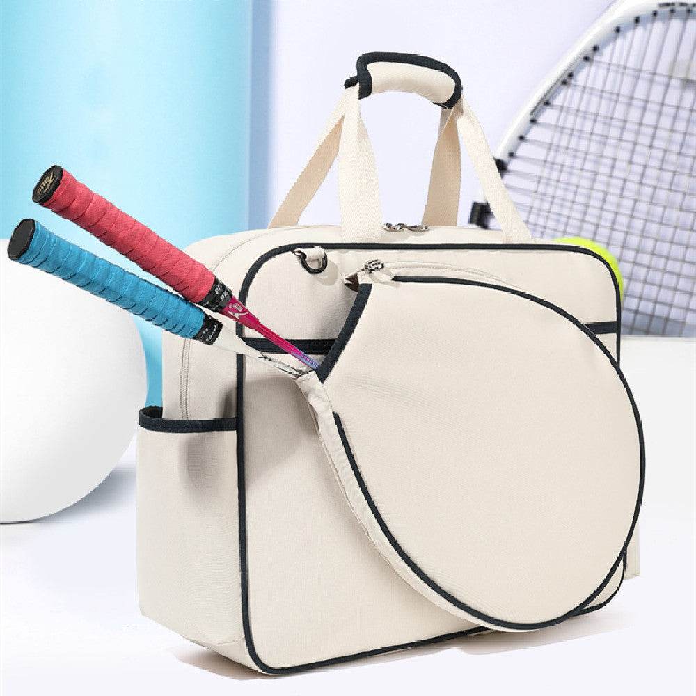 Buycenter Fashion Women's Tennis Racket Bag - Creamy White Crossbody - Buy Center