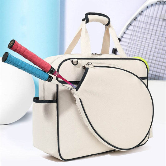 Buycenter Fashion Women's Tennis Racket Bag - Creamy White Crossbody - Buy Center