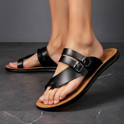 Outdoor Fashion Non-Slip Flip Flops - Durable Man Sandals for Summer - Buy Center