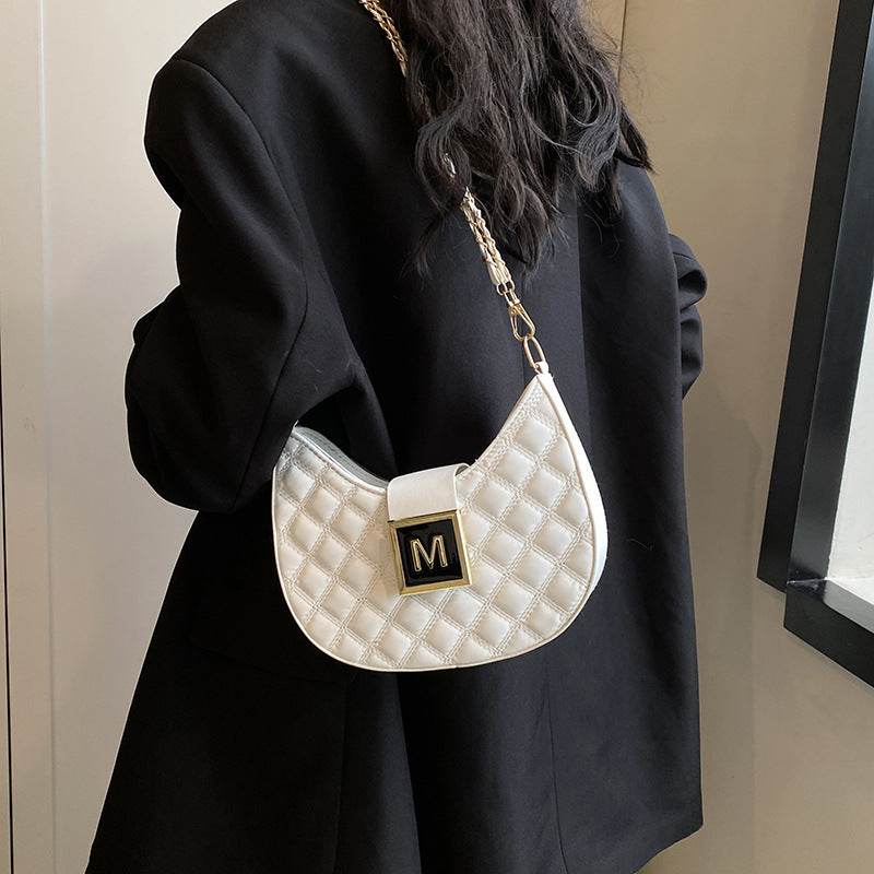 Women's Rhombus Chain Messenger Bag - Stylish & Versatile Crossbody 2025 - Buy Center