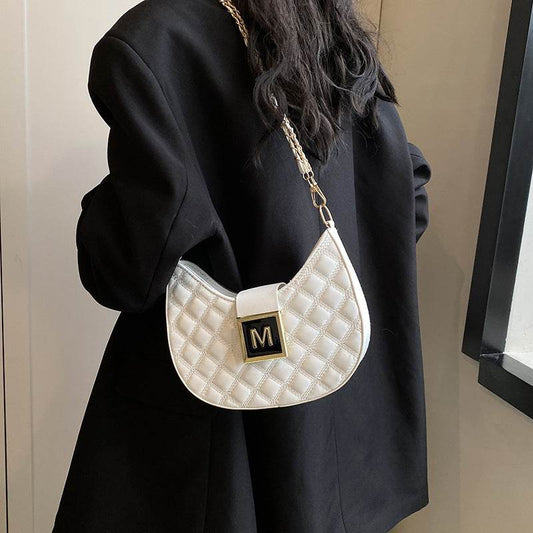 Women's Rhombus Chain Messenger Bag - Stylish & Versatile Crossbody 2025 - Buy Center