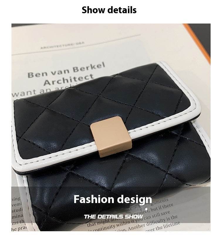 Trendy PU Leather Coin Purse - Stylish Short Wallet for Women 2025 - Buy Center