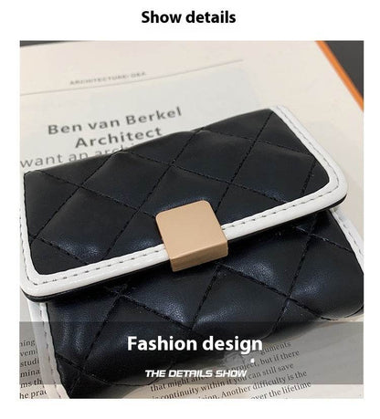 Trendy PU Leather Coin Purse - Stylish Short Wallet for Women 2025 - Buy Center