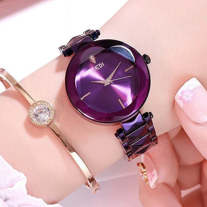 Stylish Women's Fashion Watch - Elegant Alloy Steel Strap 2025 Edition - Buy Center