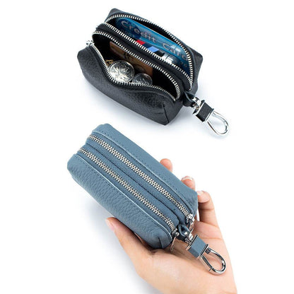 Large Capacity Men’s Wallet - Double-Layer Genuine Leather Coin Purse - Buy Center