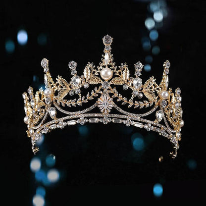 Alloy Electroplate Crowns - Korean Style Wedding Hair Jewelry for 2025 - Buy Center