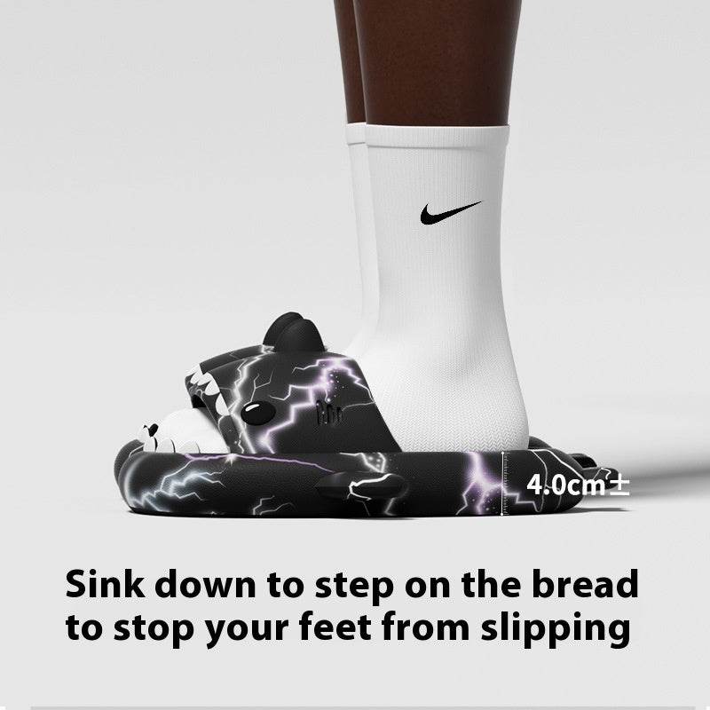 Soft-soled Shark Slippers for Men - Breathable Non-Slip Flip Flops 2025 - Buy Center