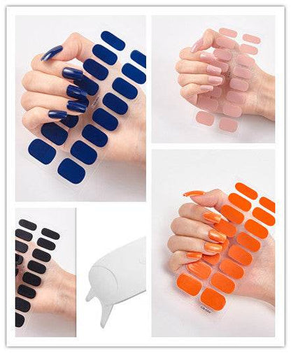 Waterproof Letter Color Nail Stickers - Long Lasting Stylish Designs - Buy Center