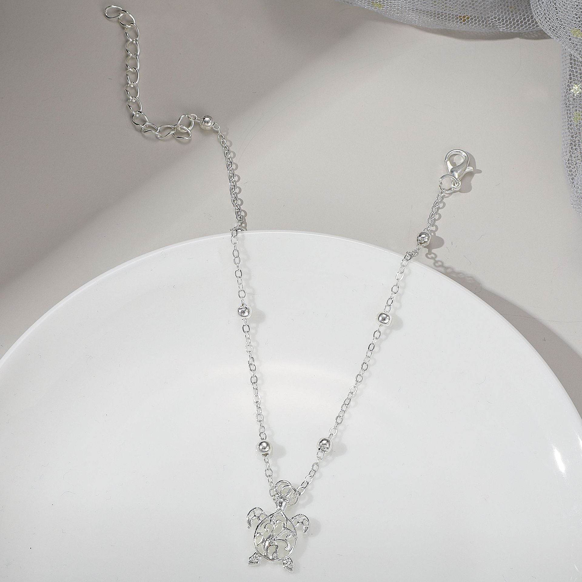 Buy Center Small Turtle Anklet - Creative Body Jewelry for Gift-Giving - Buy Center