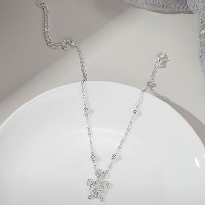 Buy Center Small Turtle Anklet - Creative Body Jewelry for Gift-Giving - Buy Center